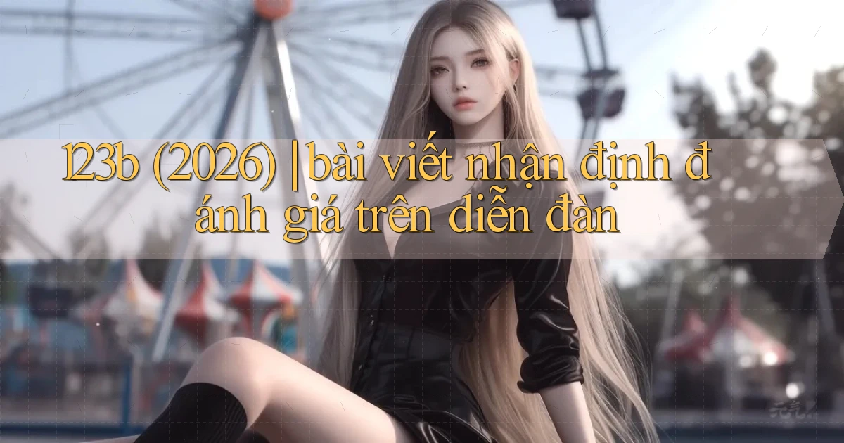 123b (2026) bài viết nhận định đánh giá trên diễn đàn