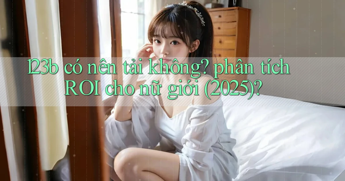 123b có nên tải không phân tích ROI cho nữ giới (2025)