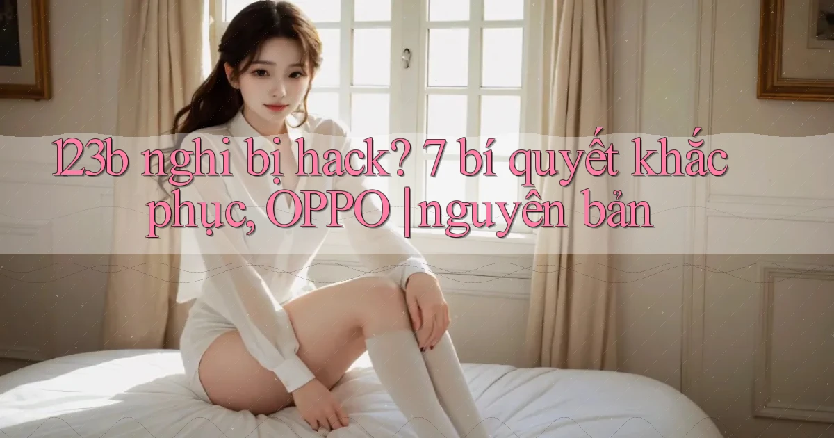 123b nghi bị hack 7 bí quyết khắc phục, OPPO nguyên bản