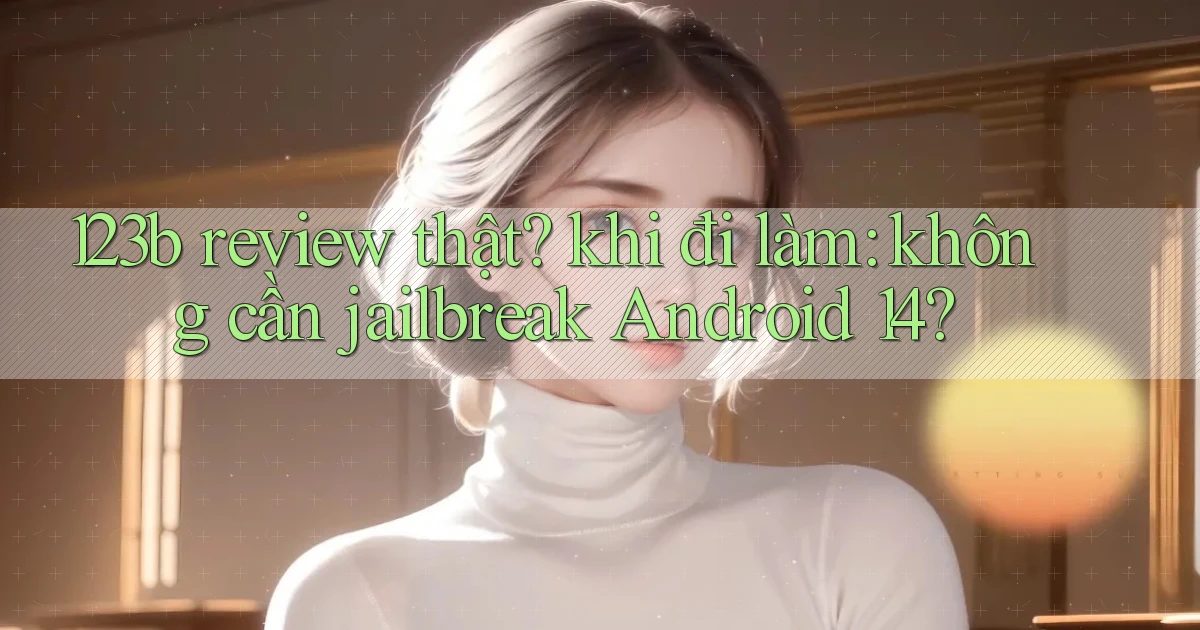123b review thật khi đi làm không cần jailbreak Android 14