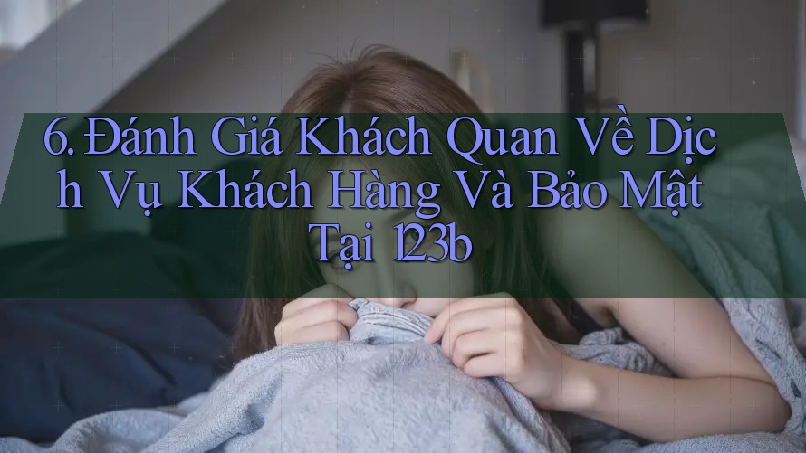 6. Đánh Giá Khách Quan Về Dịch Vụ Khách Hàng Và Bảo Mật Tại 123b