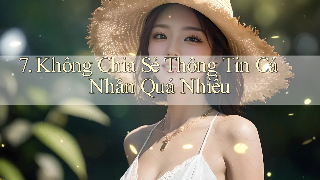 7. Không Chia Sẻ Thông Tin Cá Nhân Quá Nhiều