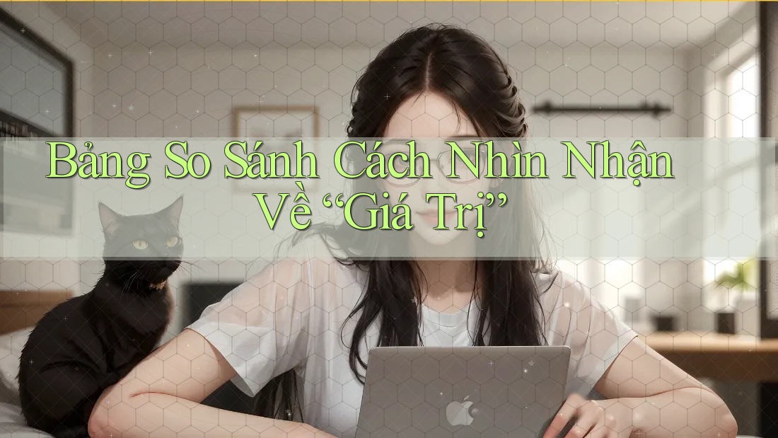 Bảng So Sánh Cách Nhìn Nhận Về “Giá Trị”