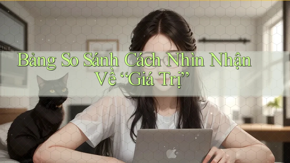 Bảng So Sánh Cách Nhìn Nhận Về “Giá Trị”