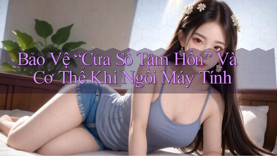 Bảo Vệ “Cửa Sổ Tâm Hồn” Và Cơ Thể Khi Ngồi Máy Tính