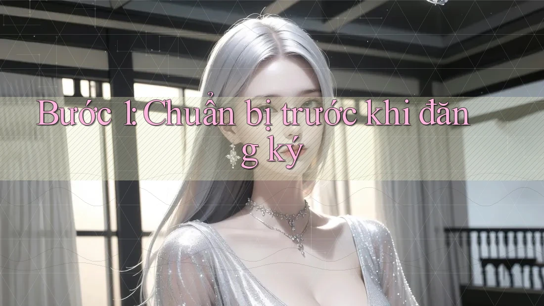 Bước 1: Chuẩn bị trước khi đăng ký