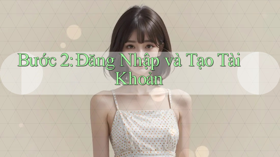 Bước 2: Đăng Nhập và Tạo Tài Khoản