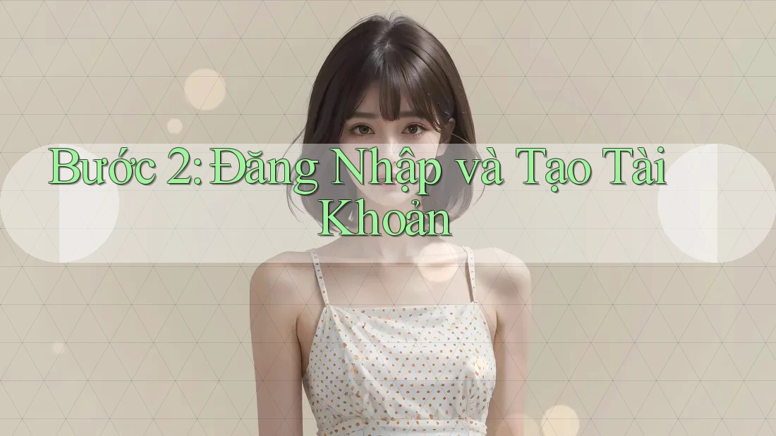Bước 2: Đăng Nhập và Tạo Tài Khoản