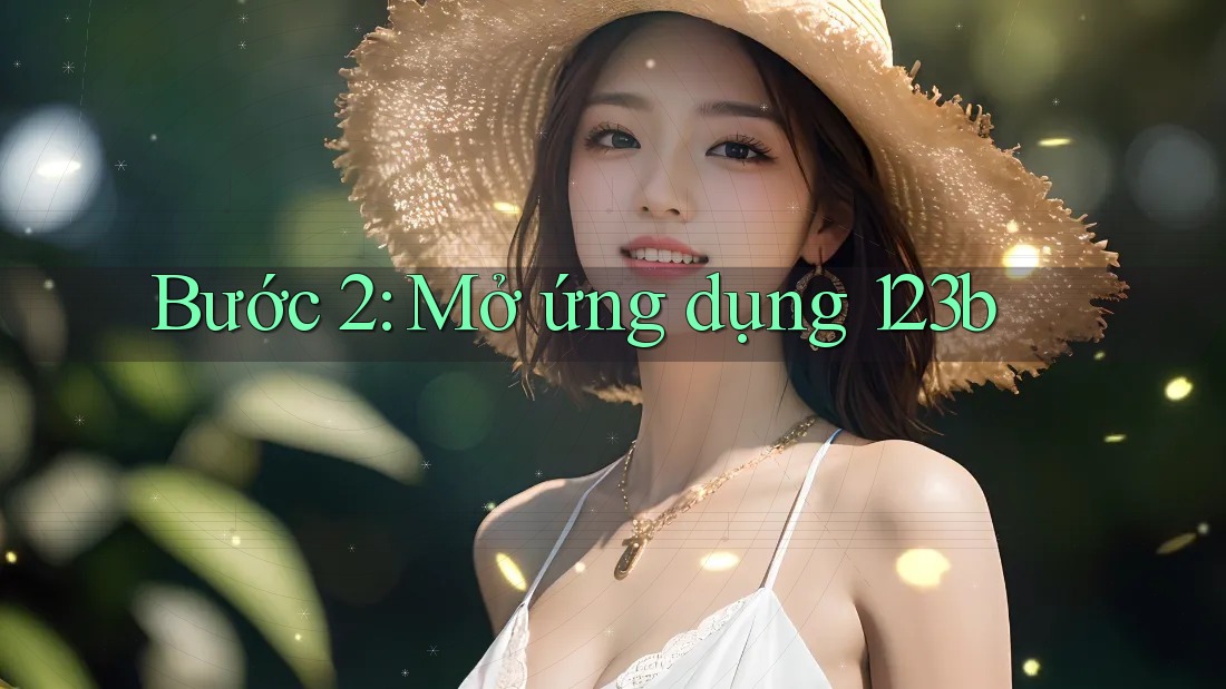 Bước 2: Mở ứng dụng 123b