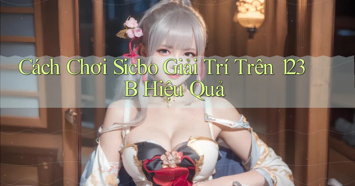 cách chơi sicbo giải trí trên 123b hiệu quả