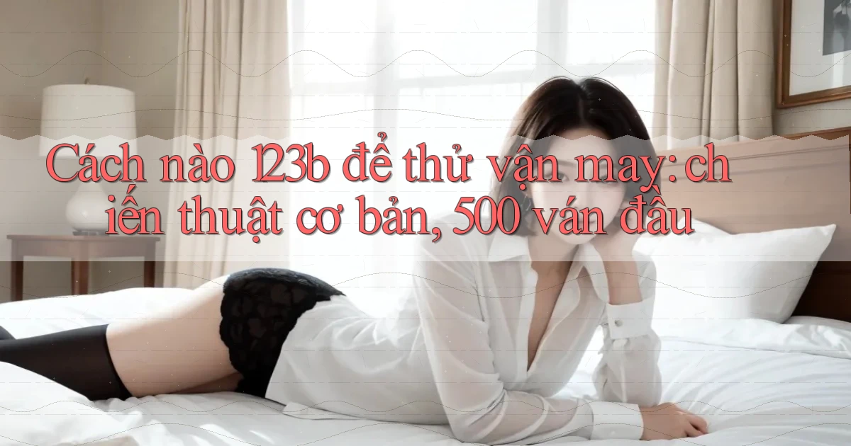 Cách nào 123b để thử vận may chiến thuật cơ bản, 500 ván đầu