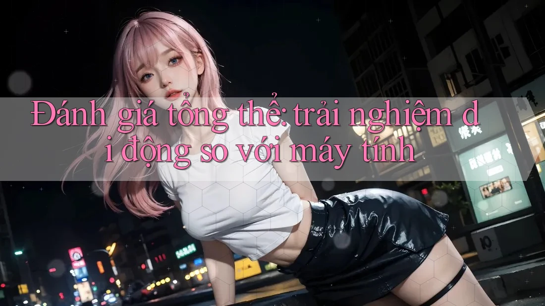 Đánh giá tổng thể: trải nghiệm di động so với máy tính