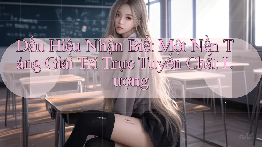 Dấu Hiệu Nhận Biết Một Nền Tảng Giải Trí Trực Tuyến Chất Lượng
