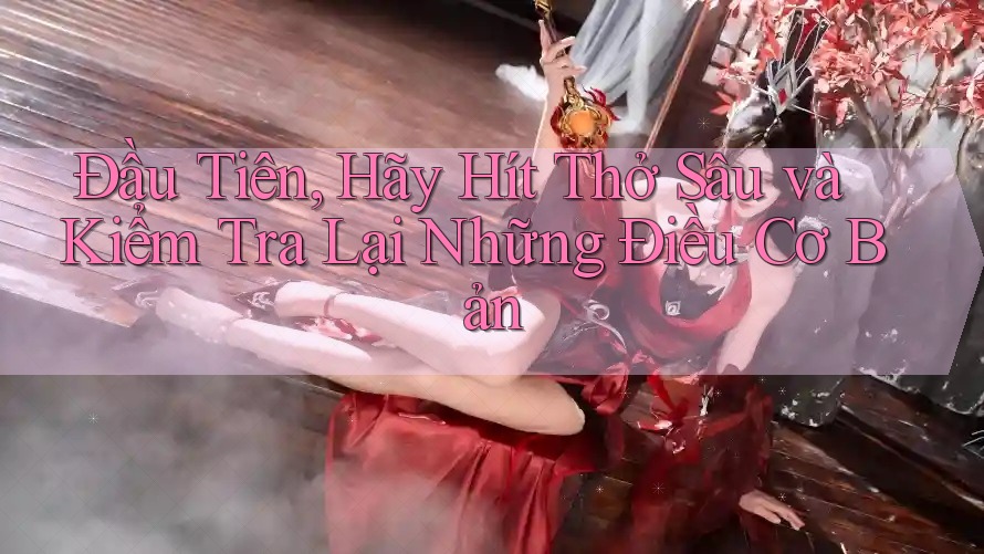Đầu Tiên, Hãy Hít Thở Sâu và Kiểm Tra Lại Những Điều Cơ Bản