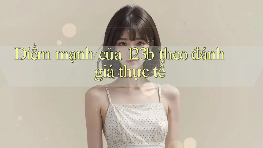 Điểm mạnh của 123b theo đánh giá thực tế
