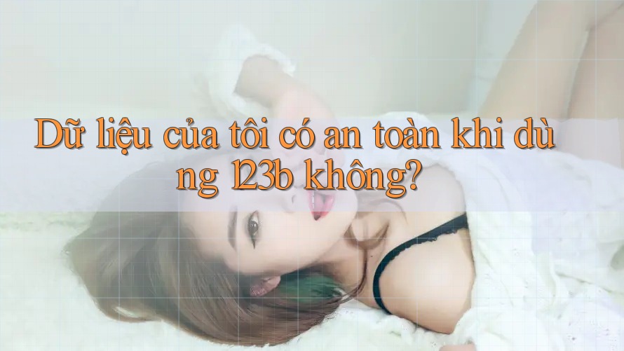Dữ liệu của tôi có an toàn khi dùng 123b không?