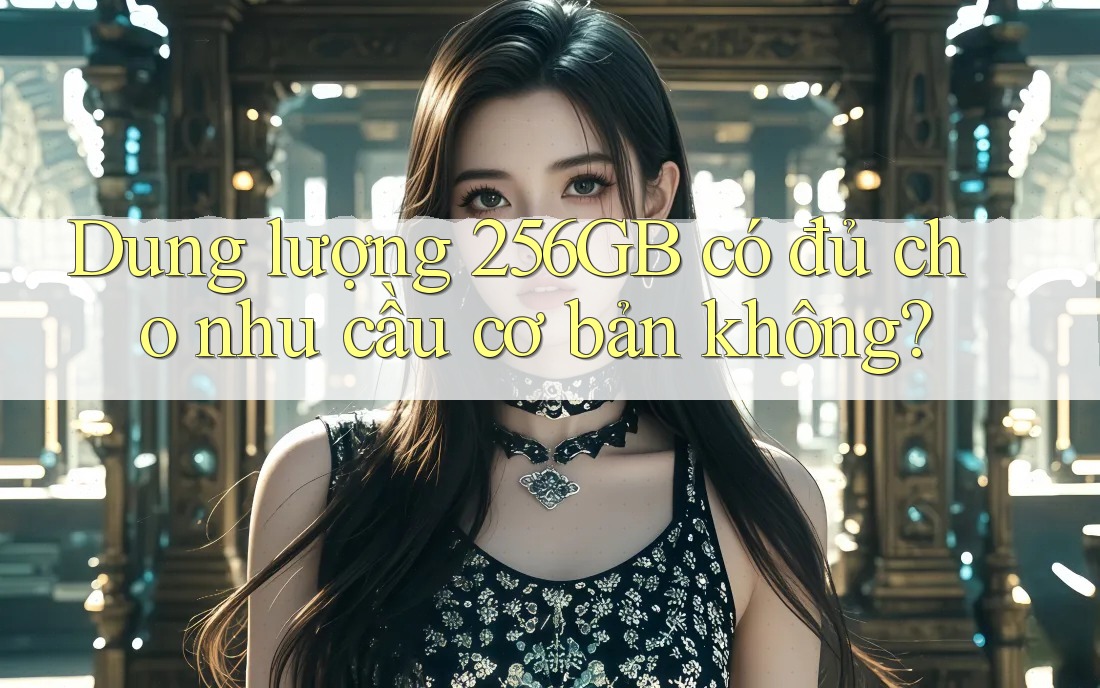 Dung lượng 256GB có đủ cho nhu cầu cơ bản không?