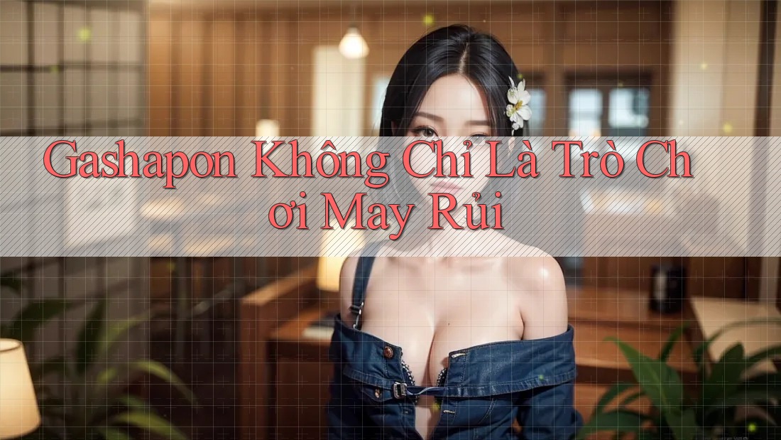Gashapon không chỉ là trò chơi may rủi