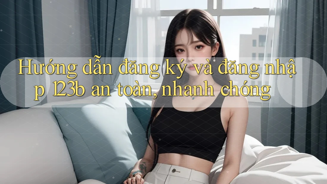 Hướng dẫn đăng ký và đăng nhập 123b an toàn, nhanh chóng