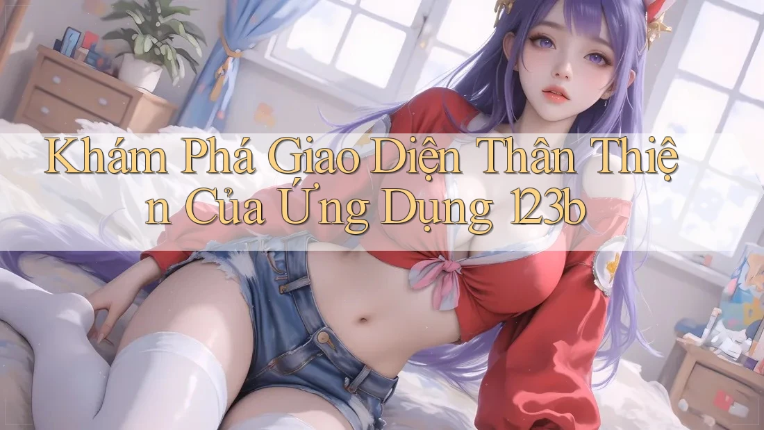 Khám Phá Giao Diện Thân Thiện Của Ứng Dụng 123b