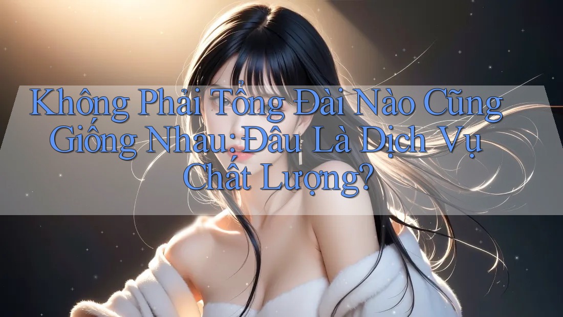 Không Phải Tổng Đài Nào Cũng Giống Nhau: Đâu Là Dịch Vụ Chất Lượng?
