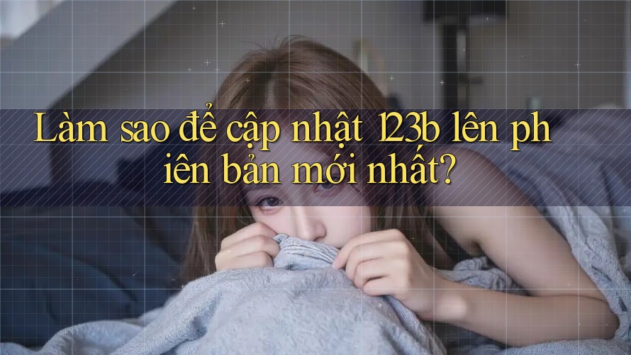 Làm sao để cập nhật 123b lên phiên bản mới nhất?