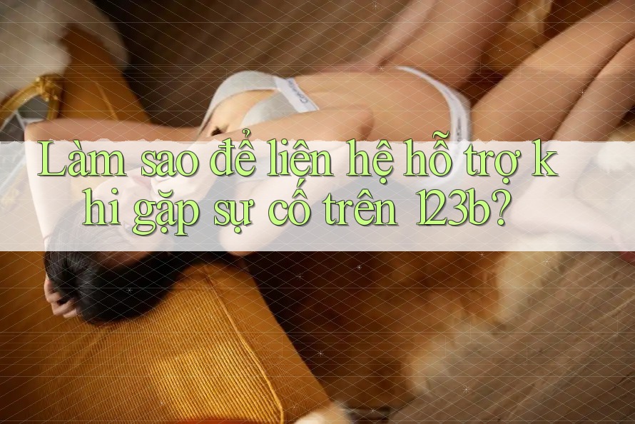Làm sao để liên hệ hỗ trợ khi gặp sự cố trên 123b?