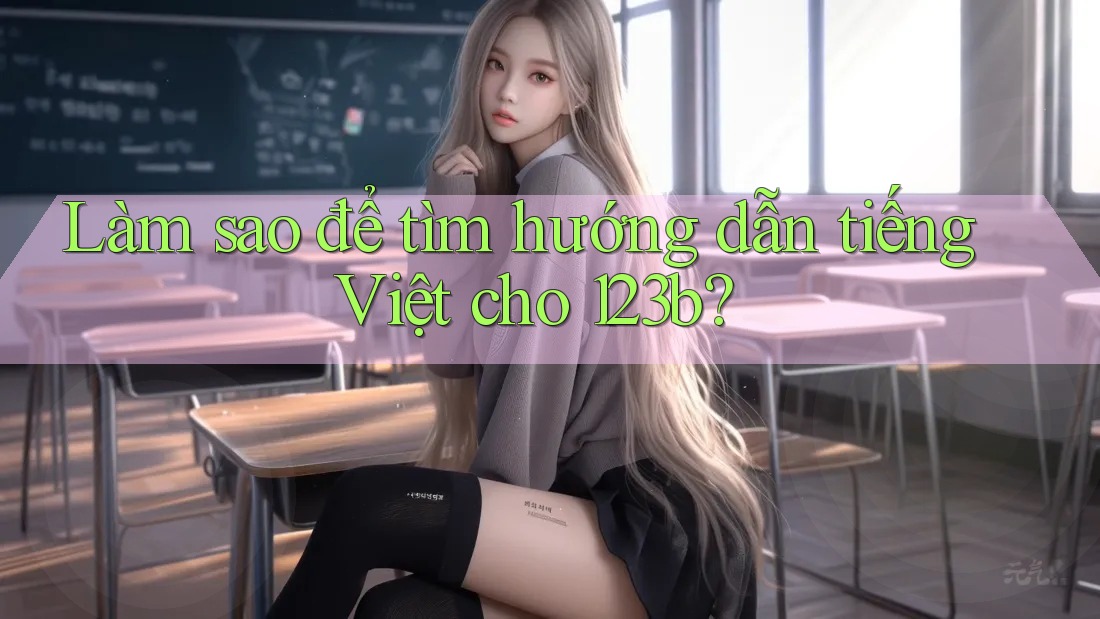 Làm sao để tìm hướng dẫn tiếng Việt cho 123b? Làm sao để tìm hướng dẫn tiếng Việt cho 123b?
