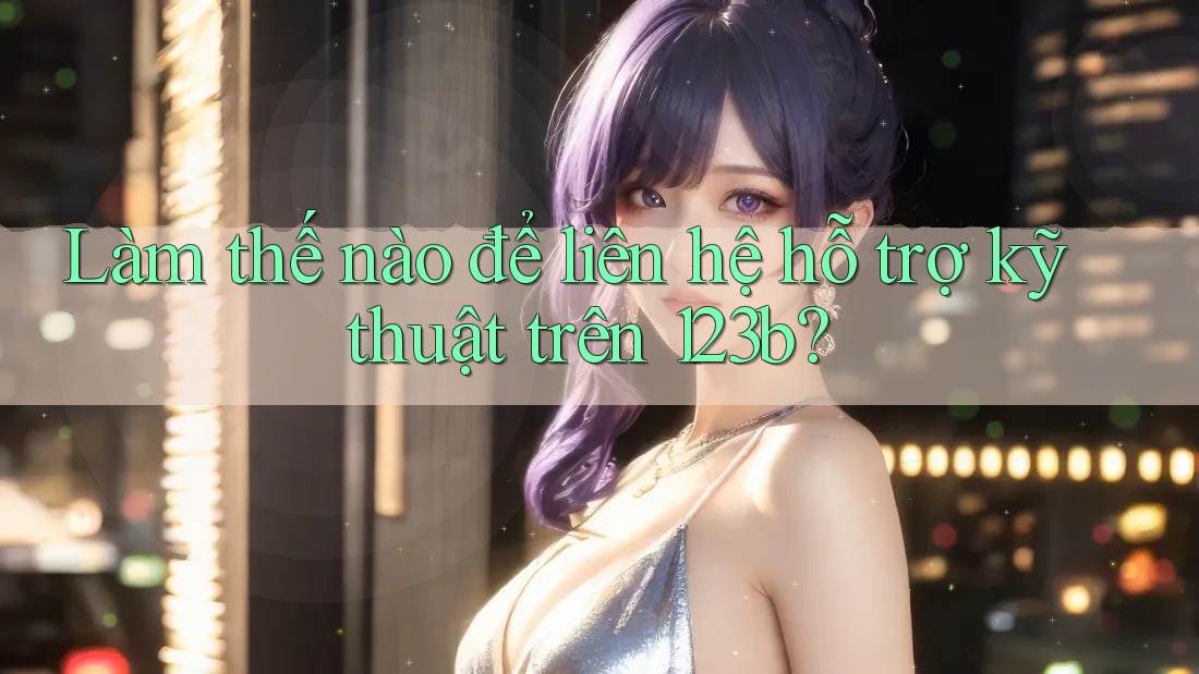 Làm thế nào để liên hệ hỗ trợ kỹ thuật trên 123b?