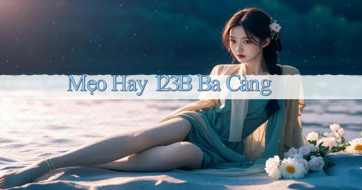 mẹo hay 123b ba càng