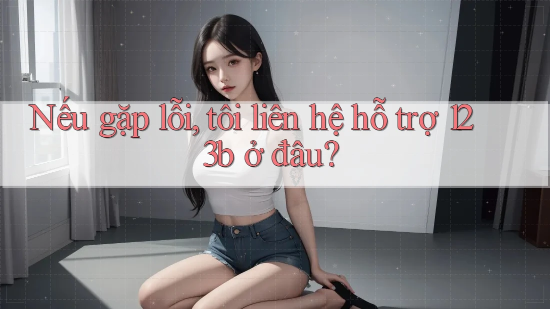 Nếu gặp lỗi, tôi liên hệ hỗ trợ 123b ở đâu?