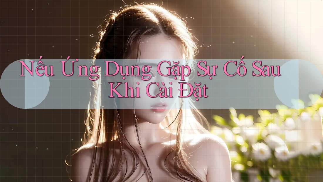 Nếu Ứng Dụng Gặp Sự Cố Sau Khi Cài Đặt Nếu Ứng Dụng Gặp Sự Cố Sau Khi Cài Đặt