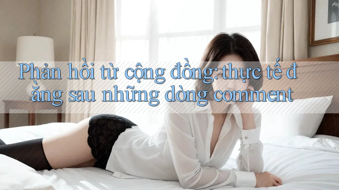Phản hồi từ cộng đồng: thực tế đằng sau những dòng comment