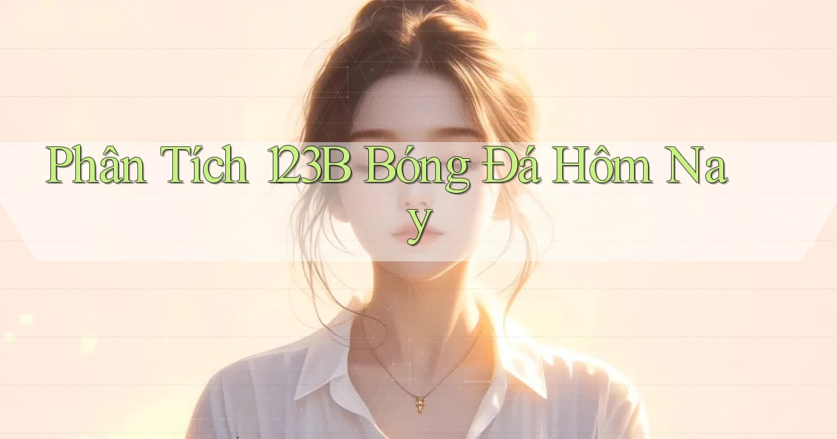 phân tích 123b bóng đá hôm nay
