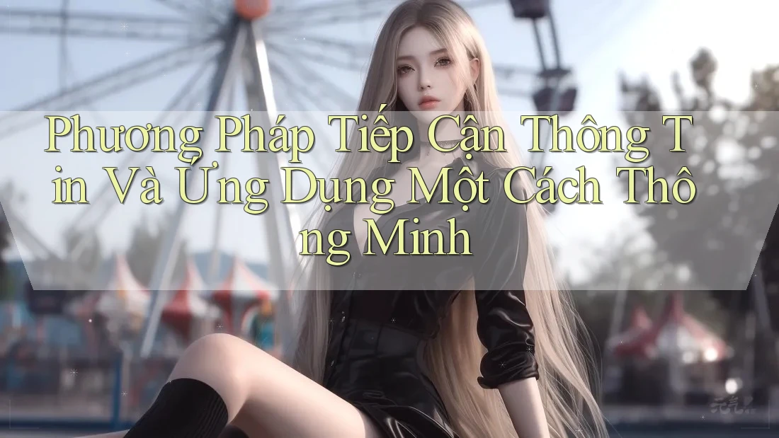 Phương Pháp Tiếp Cận Thông Tin Và Ứng Dụng Một Cách Thông Minh