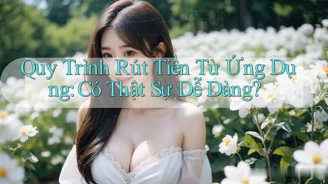 Quy Trình Rút Tiền Từ Ứng Dụng: Có Thật Sự Dễ Dàng?