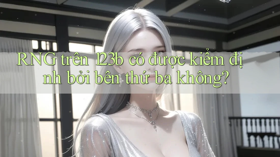 RNG trên 123b có được kiểm định bởi bên thứ ba không?
