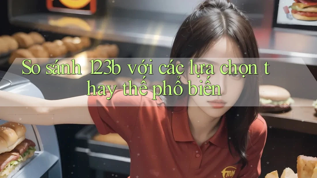 So sánh 123b với các lựa chọn thay thế phổ biến