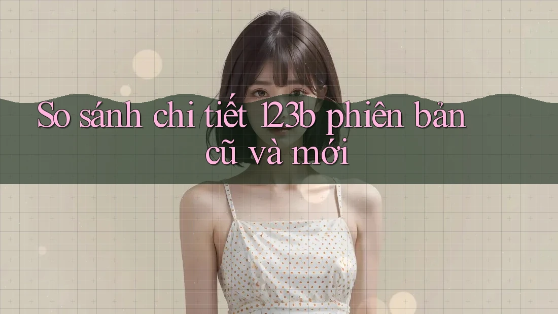 So sánh chi tiết 123b phiên bản cũ và mới So sánh chi tiết 123b phiên bản cũ và mới