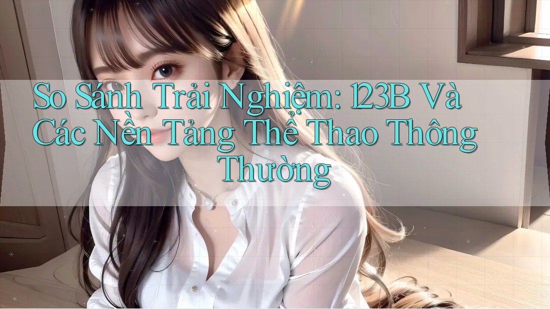 So Sánh Trải Nghiệm: 123B Và Các Nền Tảng Thể Thao Thông Thường So Sánh Trải Nghiệm: 123B Và Các Nền Tảng Thể Thao Thông Thường