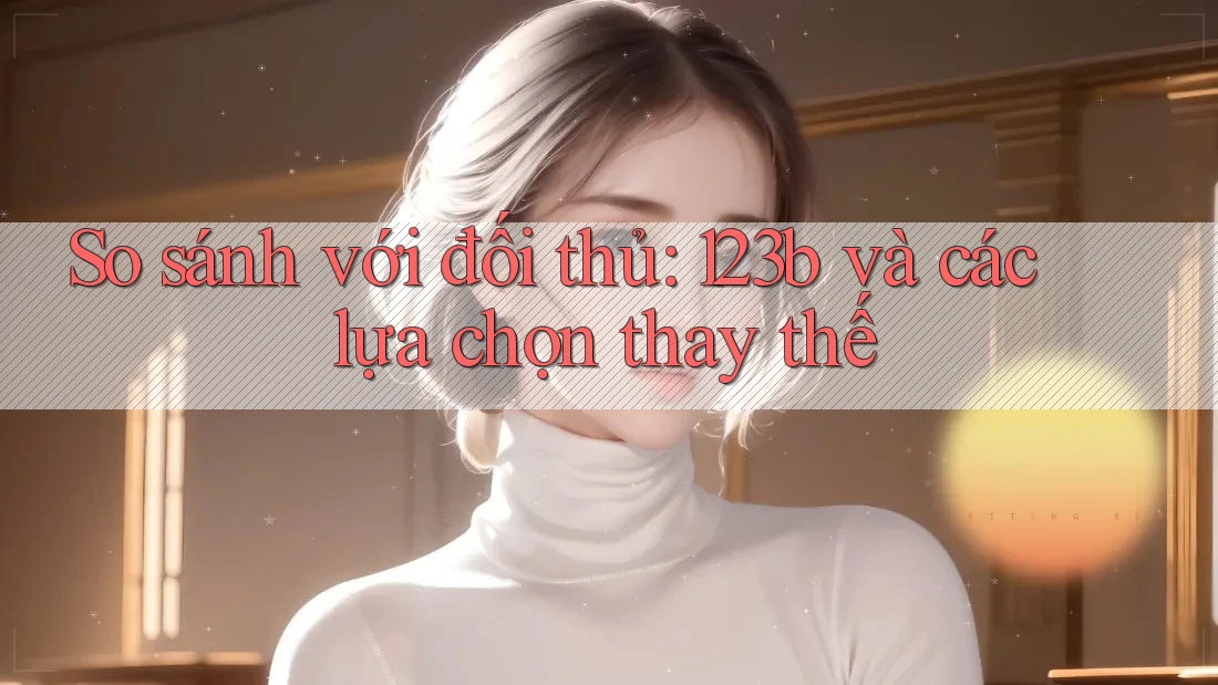 So sánh với đối thủ: 123b và các lựa chọn thay thế