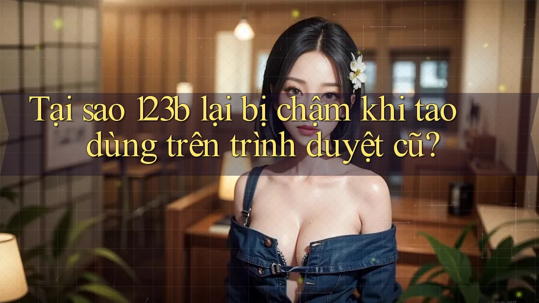 Tại sao 123b lại bị chậm khi tao dùng trên trình duyệt cũ?