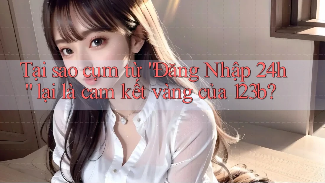 Tại sao cụm từ “Đăng Nhập 24h” lại là cam kết vàng của 123b?