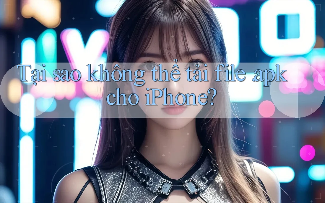 Tại sao không thể tải file. APK cho iPhone?