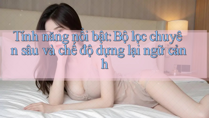 Tính năng nổi bật: Bộ lọc chuyên sâu và chế độ dựng lại ngữ cảnh