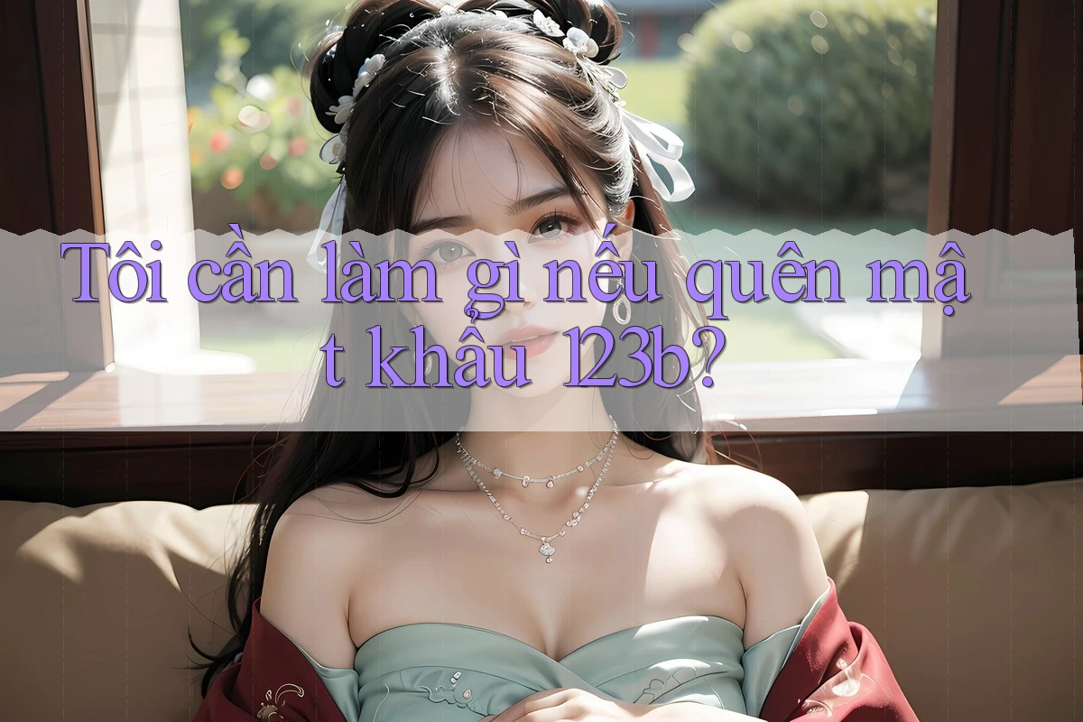 Tôi cần làm gì nếu quên mật khẩu 123b?