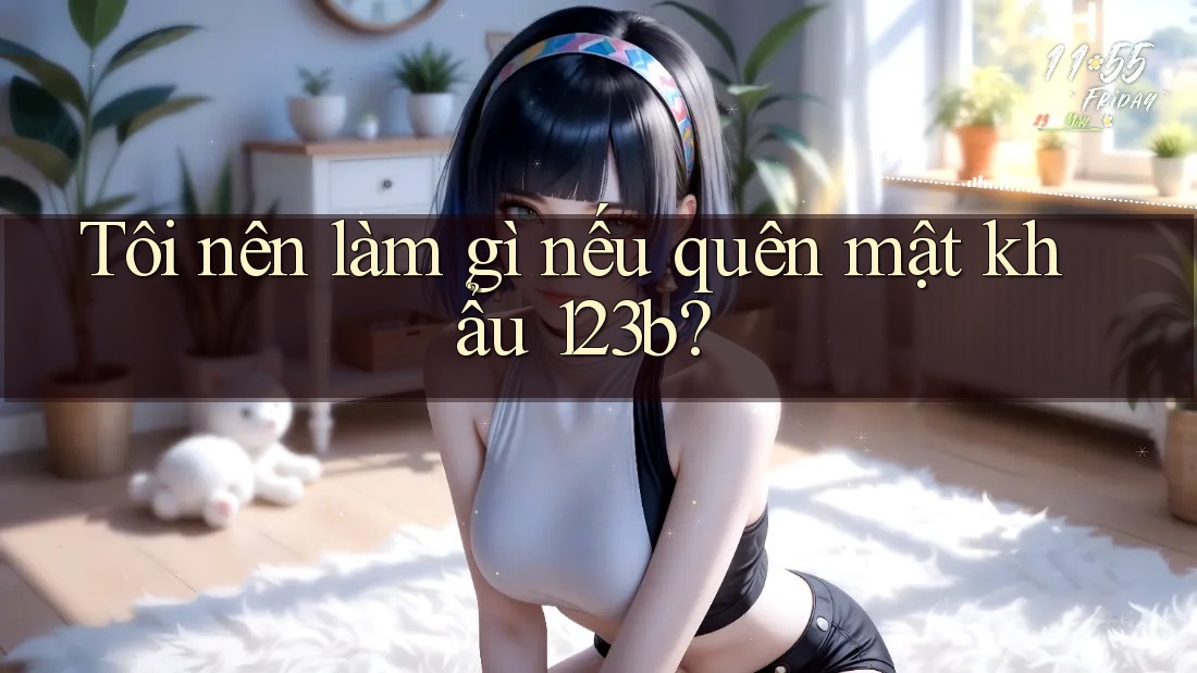 Tôi nên làm gì nếu quên mật khẩu 123b?