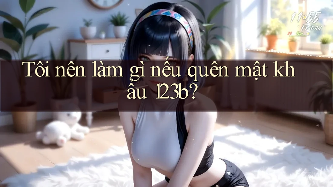 Tôi nên làm gì nếu quên mật khẩu 123b?
