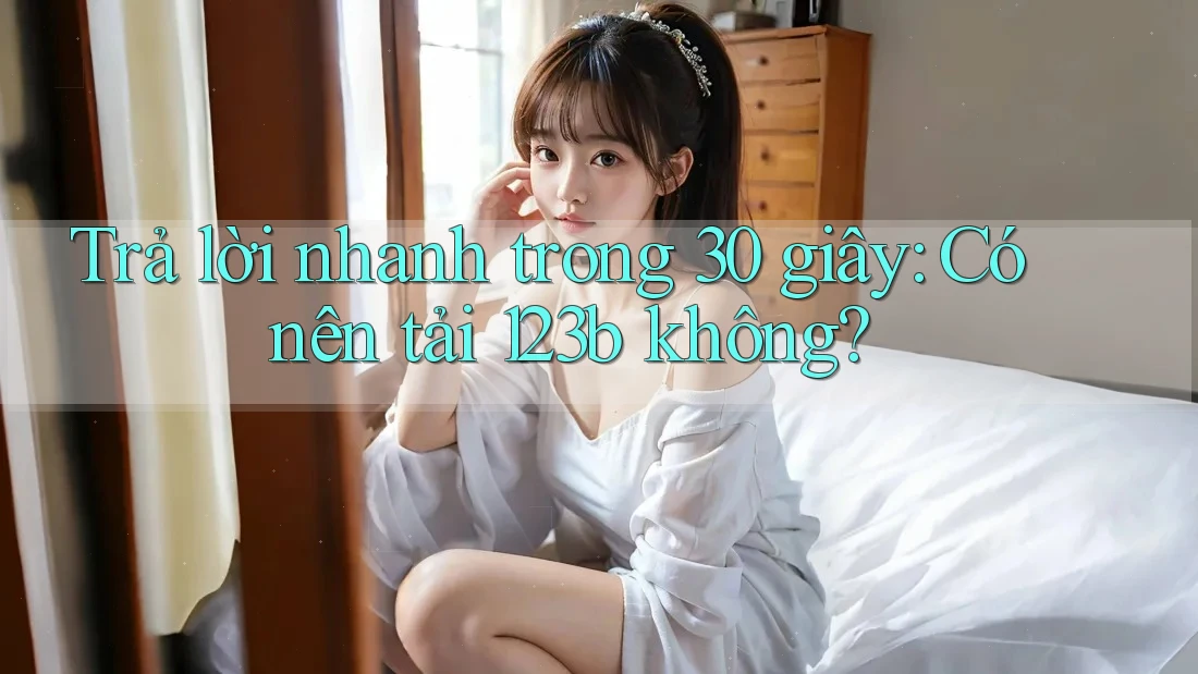 Trả lời nhanh trong 30 giây: Có nên tải 123b không?