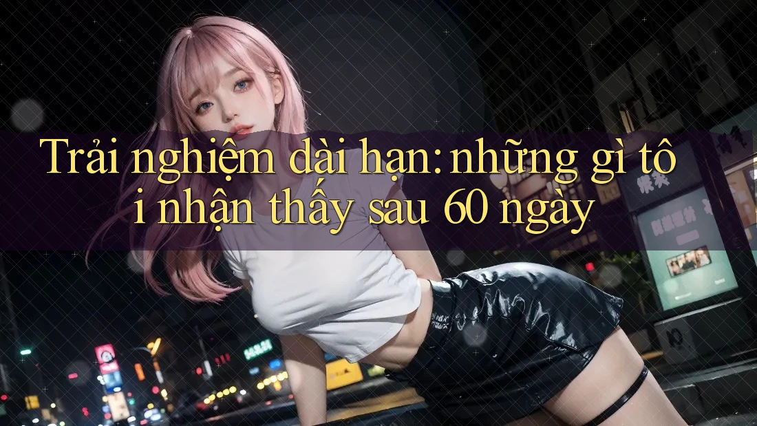 Trải nghiệm dài hạn: những gì tôi nhận thấy sau 60 ngày